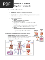 La Nutrición en Los Animales