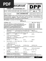 Target: Jee (Advanced) 2017: Inorganic Chemistry