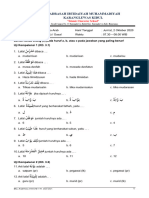 Soal PTS 1 Bhs Arab Kelas 6