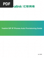 Yealink SIP IP Phones Auto Provisioning Guide V1.1