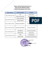 Jadwal Ujian Praktek Kelas 12