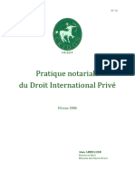 72 - La Pratique Notariale Dans Le Droit International Privé (2006-02) - A. Ardillier