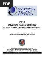 Classic Ff2000 Regs-2013