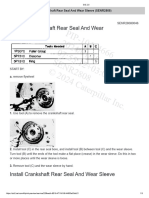 Crankshaft Rear Seal and Wear Sleeve