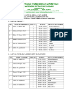 Jadwal Ujian Kelas 6, 2023