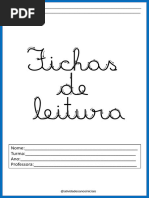 Fichas de Leitura Com Letras Do Alf