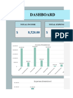 Animated Key Data Dashboard Template