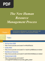 CH 1. The New Human Resource Management Process