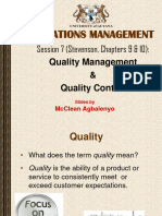 MNG6102 - OM - Session 7 - Lecture Slides - Quality Management and Quality Control - Case Study