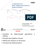 AULA 01 - ESTATICA 1 - Introdução À Disciplina