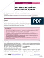 CLINICAL CASE 8 - Endocrinology, Diabetes & Metabolism Case Reports) Recurrent Primary Hyperparathyroidism - A Diagnostic and Management Dilemma