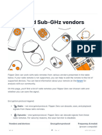 Supported Sub-GHz Vendors - Flipper Zero - Documentation