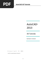 AutoCAD 2013 3D