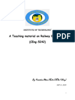 Railway Engineering Teaching Material