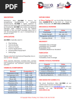 Aluminium Alloy 5083H116 Data Sheet