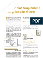 Piece de Tolerie Solidworks