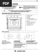 Ariston FA3 530 H BL A Oven