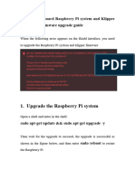 MKS Motherboard Raspberry Pi System and Klipper Firmware Upgrade Guide