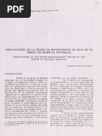 Implicaciones de La Teoria de Biogeografia de Islas en El Diseño de Reservas Naturales - 1996