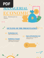 ECO 301B Part III. Production and Cost Function