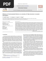 Influence of Environmental Factors On Corrosion of Ship Structures