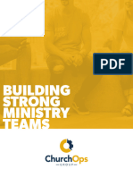 How To Build Strong Ministry Teams