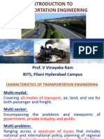 Highway Engineering Opening Lectures 1-3