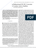 Soft-Switching Bidirectional DC-DC Converter Using A Lossless Active Snubber