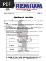 Tema 09 de Geografia - Geografia Politica