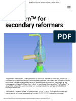 FreeBurn™ For Secondary Reformers - Equipment - Products - Topsoe