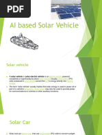 Ai Powered Solar Vehicle