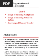 KCS302-01 (Design of Bus Using MUXs, 3-State Buffers)