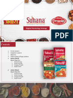 Suhana Masala - Digital Strategy Proposal