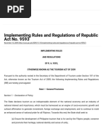 Implementing Rules and Regulations of Republic Act No