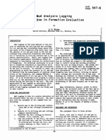 Mud Analysis Logging and Its Use in Formation Evaluation