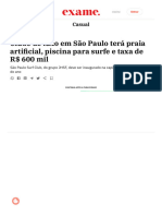 Clube de Luxo em São Paulo Terá Praia Artificial, Piscina para Surfe e Taxa de R$ 600 Mil - Exame