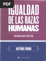 Firmin.a Igualdad de Las Razas Humanas Antropologc3ada Positiva