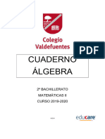 Cuaderno Algebra