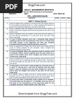 GE3251 Engineering Graphics Question Bank 1