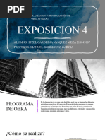 Exposición 4 - Planeación y Programación de Oba Civil D02