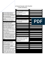 Annual Security IT Audit Checklist Template