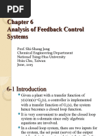 Chapter 6 Analysis of Feedback Control Systems