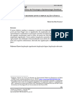 Implicação Significante e Implicação Lógica