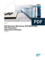 SAP S Overall Data Warehousing Strategy