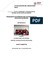 Problemática de Expresion Oral en Estudiantes de Educacion Secundaria - Victoria Valle Mendez