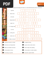 I Love Reading Anagram Puzzle - Level 3 Difficulty