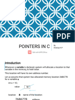 Pointers in C