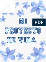 Documento A4 Portada Trabajo Proyecto Acuarela Aesthetic Floral Pastel