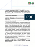 Edital de Concurso Público Prefeitura Municipal de Agrestina Pe