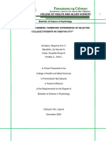 Midterm Exam in Research II Chapter 4 and 5